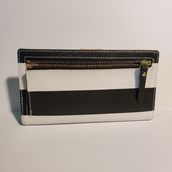 SOLD Kate Spade Bifold Striped Wallet - Picture 5 of 5